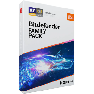Bitdefender Total Security 15 Devices, 1 Years Family Pack Latest Version (Windows/Mac/Android/iOS) Get It Instantly by Email