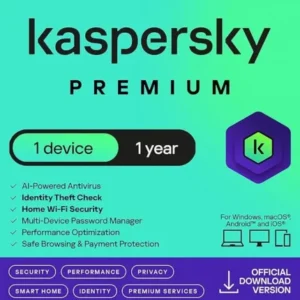 Kaspersky Premium 1 User 1 Year Email Delivery