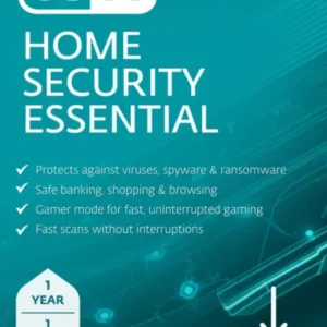 ESET Home Security Essential Family Pack 5 Users | 1 Year Windows | macOS | Android Instant Email Delivery